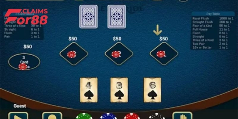 Chiến thuật chơi Let It Ride Game hiệu quả, thưởng lớn
